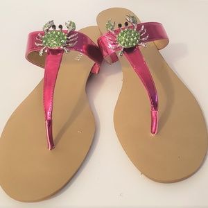 Nine West - Jeweled Crab Sandal Sz 10M